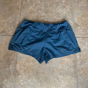 Women's Blue Nike DriFit Running Shorts
